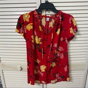 Old Navy Floral Blouse